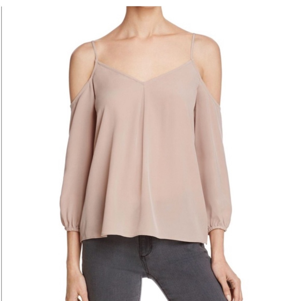NWT • Joie • Eclipse Cold Shoulder Silk Blouse size XS